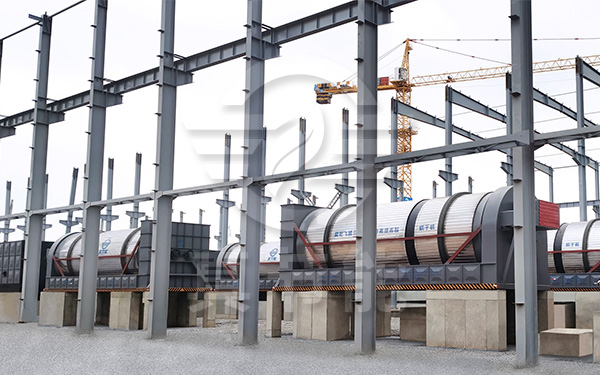 薯渣烘干機生產(chǎn)線安裝現(xiàn)場 薯渣烘干機生產(chǎn)線安裝現(xiàn)場